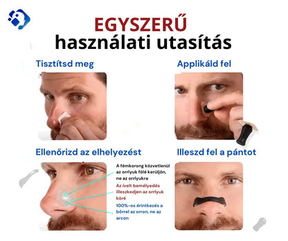 Légzéskönnyítő Mágneses Orrpánt - Easy Tape